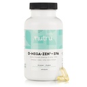 O-Mega-Zen3 +EPA Vegan Omega 3 Supplement - Fischöl Alternative - Premium Marine Algal Based Omega-3 DHA und EPA Fettsäuren - Carrageenan Free - 120 Softgels