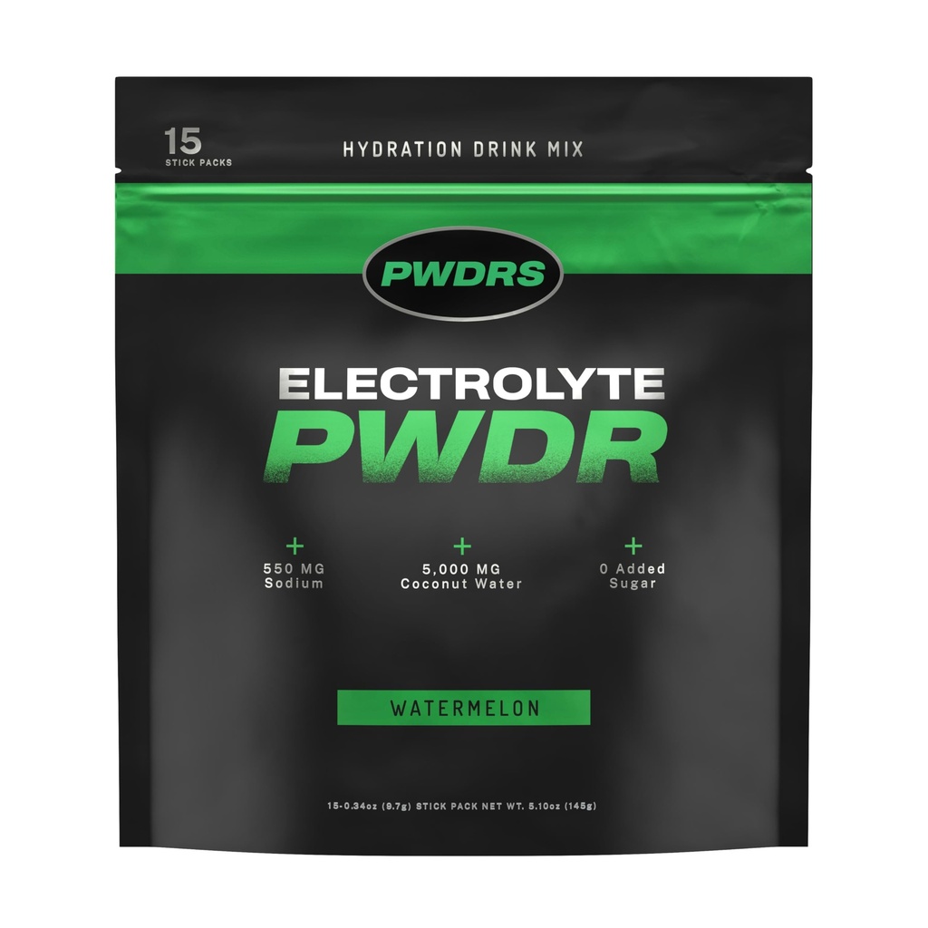 Electrolytes | All Natural Electrolyte Packets | Zero Added Sugar | 5,000mg Coconut Water for Fast Hydration | Non-GMO, No Sucralose | Watermelon 15ct