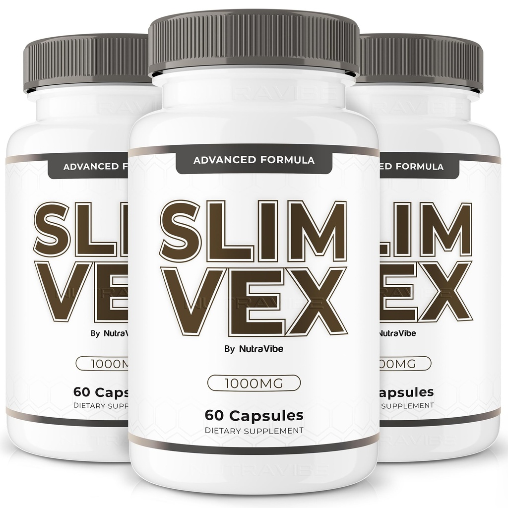 (3 Pack) Slimvex Capsules – Daily Balance & Energy Support Supplement, All-Natural Formula for Healthy Shape, Digestion & Active Lifestyle | Easy-to-Take Pills, Non-Habit Forming (180 Capsules)