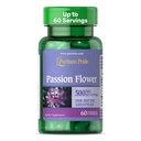 Puritan's Pride Premium Passion Flower Extract Capsules 250 mg, Concentrated Herbal Dietary Supplement for Traditional Stress Relief Support, 60 Rapid Release Capsules