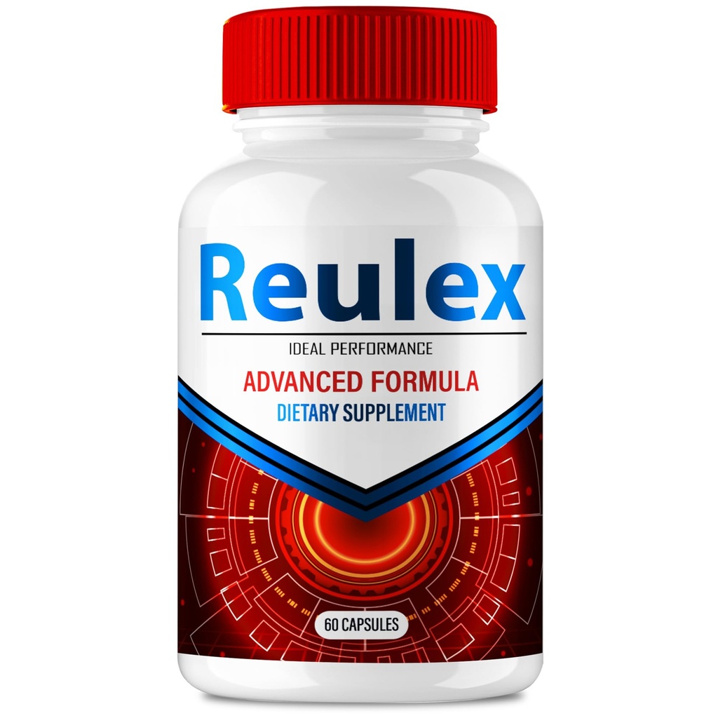 Reulex Capsules, Official Reulex Joint Supplement Pills - Maximum Strength, All Natural Formula to Fortify Bones, Movement & Bolster Flexibility, Reu Lex Joint Support Reviews (60 Capsules)