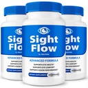 (3 Pack) Sight Flow Eye Capsules – Premium Eye Health Supplement | Natural Ingredients Healthy, Clear Eyes, Comfort & Vision Support | Official SightFlow Easy-to-Take, Non-Habit Forming (180 Capsules)