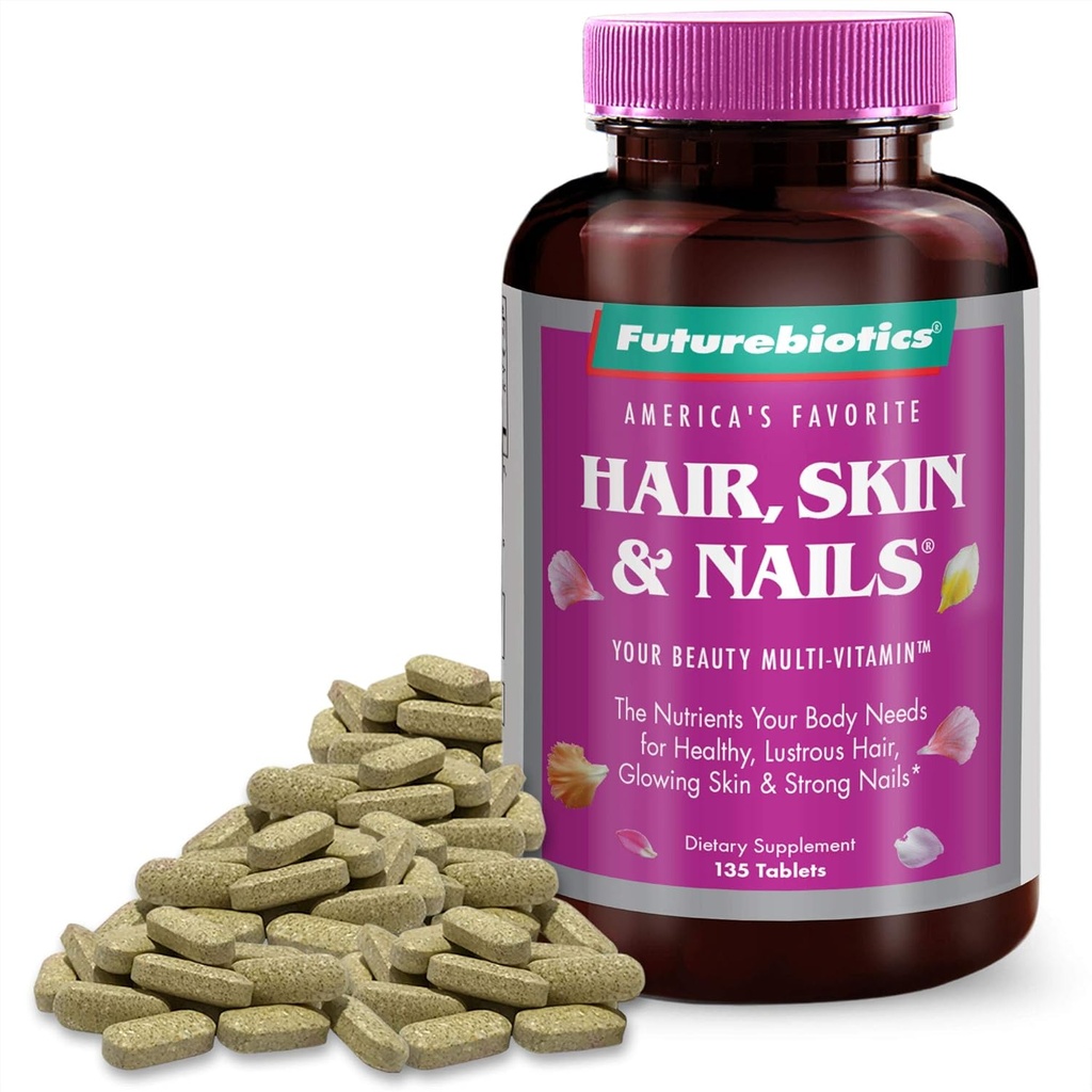 Futurebiotics Haar, Haut, & Nails Beauty Multivitamin, 135 Tabletten