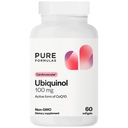 PureFormulas Ubiquinol Supplement CoQ10 for Heart Health & Cellular Energy, Enhanced Absorption, Gluten-Free & Non-GMO, Kaneka Ubiquinol 100mg Softgels – 60 Count