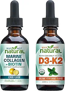 Warum nicht natürliche flüssige Kollagen und Vitamin D3 K2 Tropfen
