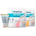 DripDrop Sugar Free Hydration Packets - Single Serve Electrolytes Powder Drink Mix - Lemon Lime, Watermelon, Peach, Passion Fruit, Cherry Limeade, Citrus, Orange, Strawberry Lemonade - 64 Sticks