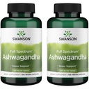 Swanson Ashwagandha Pulver-Ergänzung - mit Ashwagandha Wurzel zu fördern Stress Entlastung & Energie - Ayurvedische Ergänzung für natürliches Wellness (100 Kapseln, 450mg Jeder) 2 Packung