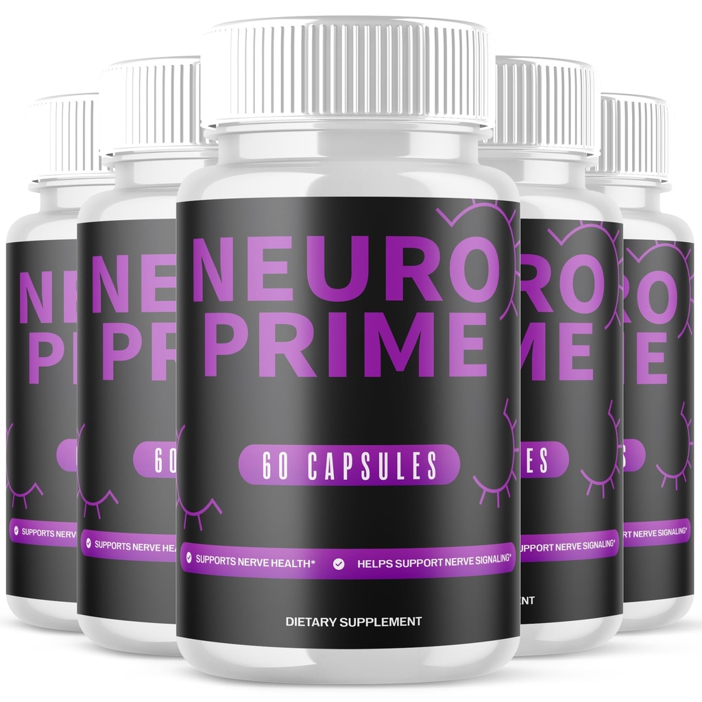 (5 Pack) Neuro Prime Brain Capsules, NeuroPrime Pills with All Natural Ingredients, Advanced Formula Health and Wellness Supplement Pills with Maximum Strength Multivitamins Support (300 Capsules)