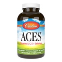 Carlson - ACES, Vitamine A, C, E + Selen, Zelluläre Gesundheit und Immununterstützung, Antioxidans, 300 Softgels