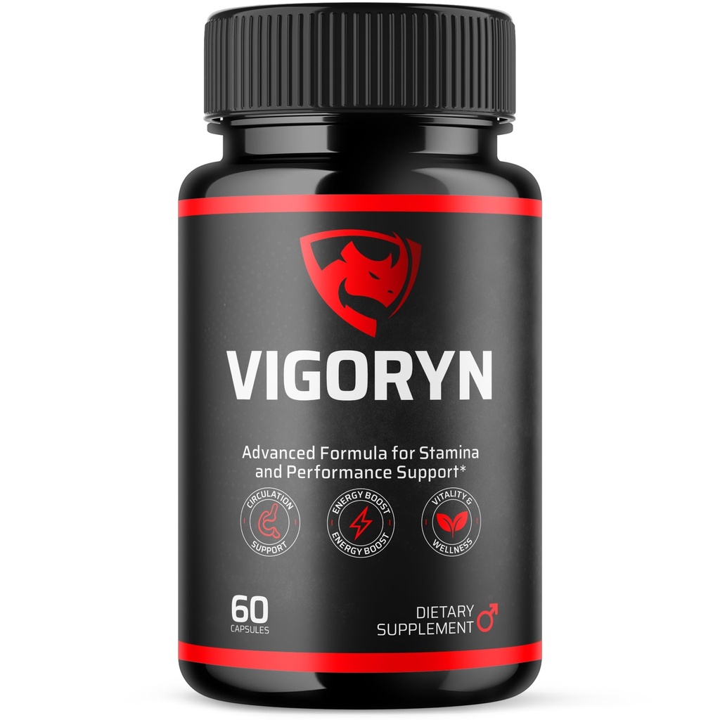 Vigoryn Capsules, Vigoryn Pills for Men with All Natural Ingredients, Advanced Formula Men's Health and Wellness Support Pill, Maximum Strength Multivitamin Formula Supplement (60 Capsules)