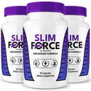 (3 Pack) SlimForce Capsules – Daily Body Balance & Energy Supplement, All-Natural Formula for Healthy Shape, Digestion & Active Lifestyle | Easy-to-Swallow Pills, Non-Habit Forming (180 Capsules)