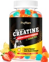 Creatine Monohydrate Gummies Sugar Free, 5000mg Pre Workout for Men & Women with L-Carnitine & Taurine, B12,Magnesium & Potassium, Muscle Strength & Growth, Energy Support,Vegan, Gluten Free,120 Count