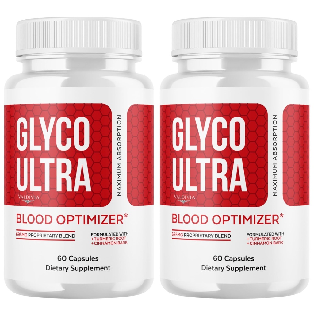 Valdivia (2 Pack) Glyco Ultra Capsules - Official GlycoUltra Supplement, Premium Formula, Natural Vitamins for Health & Wellness - 120 Capsules for 2 Months