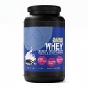 Safari Nu - Trusted by Ethiopian Gold Medalist -100% Whey Premium Protein Powder, Cookies and Cream 2 LB, 25G of Protein - Concentrate & Isolate Whey Protein Blend - 12g BCAAs