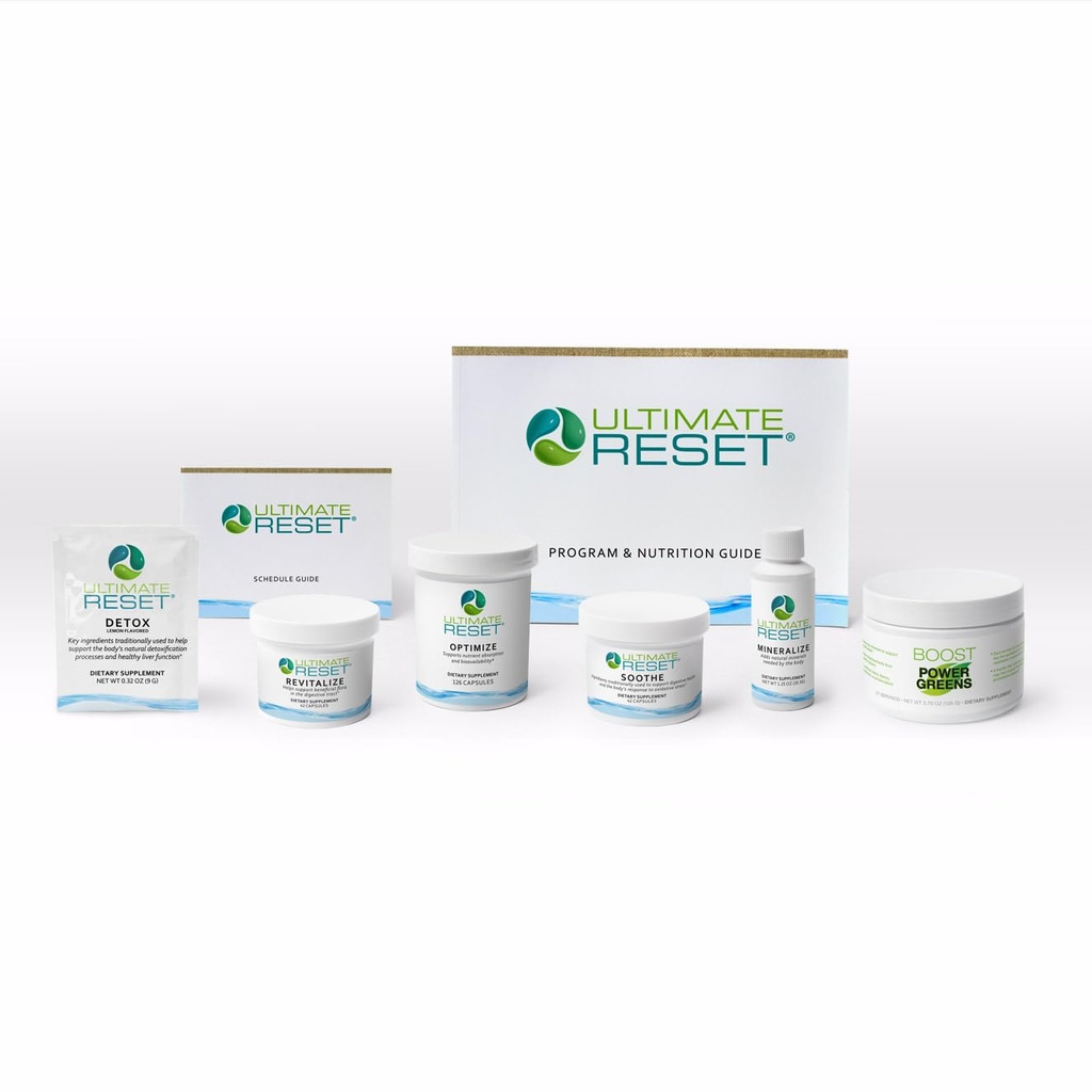 BODi Ultimate Reset Complete Kit – 21-Day Full Body Cleanse, Helps Support Weight Loss with 6 Powerful Supplements, Support Digestive Health, Supplements and Meal Plan