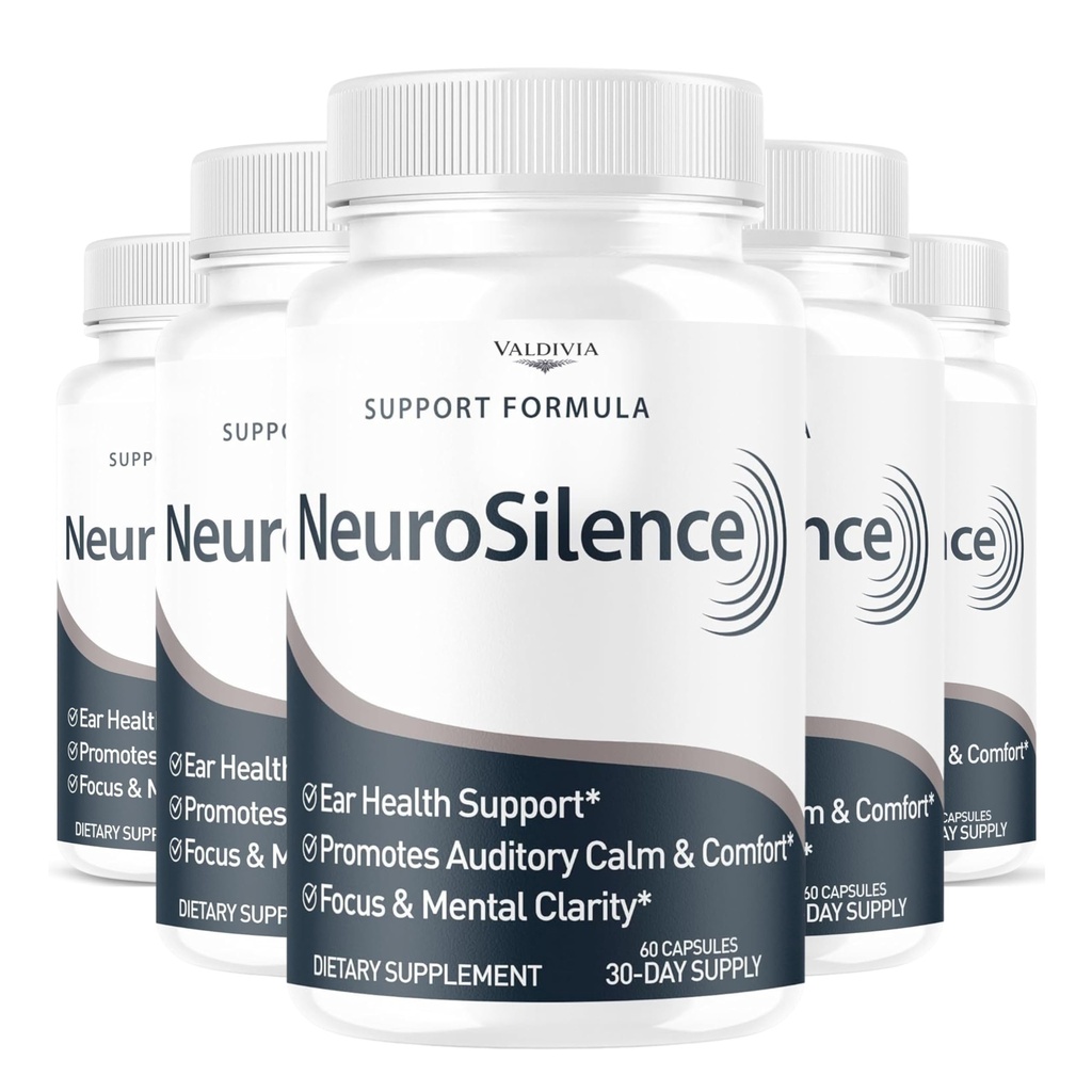 (5 Pack) Neurosilence Capsules - Official Neuro Silence Advanced Support Supplement, Natural Neurosilence Ear Health Support Vitamins for Overall Health & Wellness Reviews, 300 Capsules for 5 Months