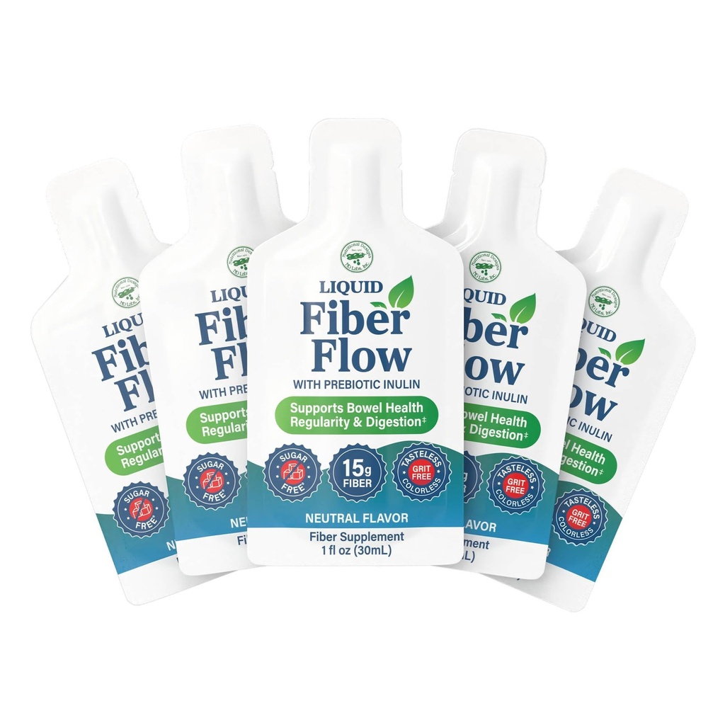 Flüssige Faser für Kinder - Kinder-Faser-Ergänzung, Sugar-Free Prebiotic Inulin Fiber, Fiber Drink Mix, natürliche Bowel Regularity Drink für gesunde Darm Balance, Ernährungsdesigns, 25 Pakete