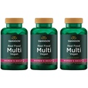 Real Food Multi Women's Multivitamin Multimineral Women's Health Urinary Tract Stress Response Bone Hair Skin Nails Support Supplement Vegan Gluten-Free Non-GMO 90 Veggie Capsules Veg Caps (3 Pack)