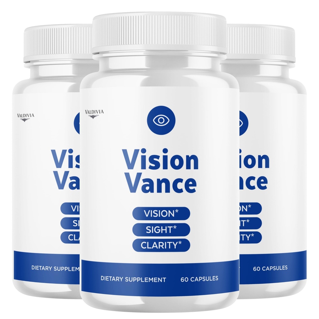 Valdivia (3 Pack) Vision Vance Capsules - Official VisionVance Supplement, Premium Formula, Natural Vitamins for Health & Wellness - 180 Capsules for 3 Months