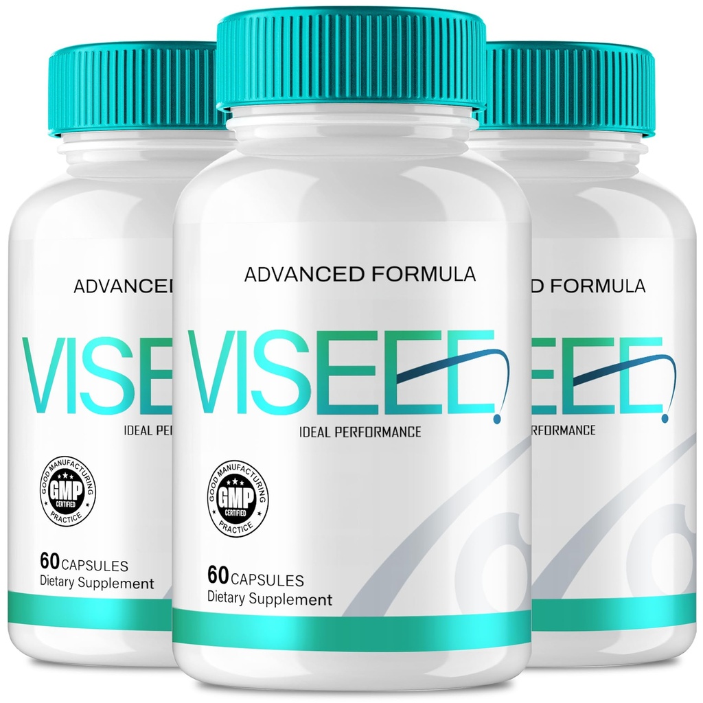 Viseee Vision Support Pills, Official Viseee Eye Health Supplement Capsules - Maximum Strength, All Natural for Visual Wellness & Crystal Clear Vision, Premium Eye Pills Reviews (3 Pack)