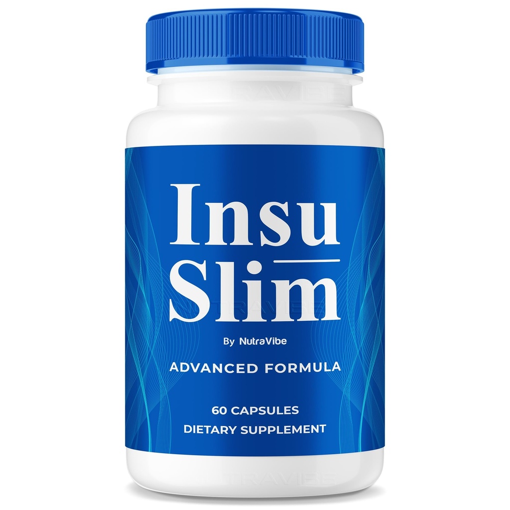InsuSlim Pills – Advanced Energy Support Formula | Natural Supplement to Help Maintain Balanced Wellness, Healthy Shape and Body | Clean Easy-to-Take Capsules, Official Review (60 Capsules)
