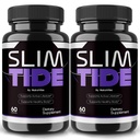 (2 Pack) SlimTide Capsules – Premium Supplement for Energy & Body Balance & Fitness | All-Natural Ingredients for Healthy Body Shape & Wellness, Easy-to-Swallow Pills, Non-Habit Forming (120 Capsules)