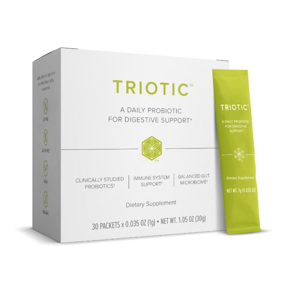 Isagenix Triotic Daily Probiotic that Helps Promote a Balanced Gut Microbiome - 0.035 oz Packets - 30 Servings