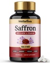Saffron Supplements – 88.5 mg 100% Pure Saffron Extract with Methylated Folate 5-MTHF & Vitamin B6 – Mood, Focus, Vision & Energy Support – 60 Capsules