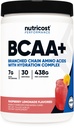 Nutricost BCAA + Hydration Powder (Raspberry Lemonade) 30 Servietten - verzweigte Kette Aminosäuren mit Hydration Complex - Glutenfrei, Non-GMO
