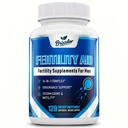 Male Fertility Supplements, Pre Conception Fertility Supplements for Men with CoQ10, Maca Root, Zinc, Mens Prenatal Vitamins for Optimal Sperm Count Motility & Load Volume, 120 Capsules