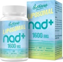 1600 MG Liposomal NAD+ Supplement, NAD+ Boosting Supplement, Überlegene Absorption, Vitamin B3 für Aging Defense, Langlebigkeit, Energie, Reparatur, Non-GMO, 60 Softgels