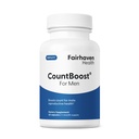Fairhaven Health CountBoost für Männer Optimale Zählung und Volumen männliche Fruchtbarkeitsergänzung - Pre-Conception Nutrition for Him - mit Ashwagandha, Vitamin C und CoQ10-60 Kapseln