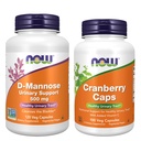 Now Foods Urinary Tract Health Bundle* - D-Mannose Supplements 120 Veg Capsules + Cranberry Supplement Pills 100ct - Supports Bladder Health and a Healthy Urinary Tract in Men and Women*