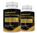 Zonata (2 Pack) Male's Dietary Supplements for Men, Male's Naturally Enhance Performance, Endurance, and Energy Levels (120 Tablets)