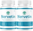 (2 Pack) Nervetin Capsules - Official Nervetin Pills Advanced Premium Formula Maximum Strength, All Natural Ingredients Vitamins for Overall Health & Wellness Reviews, 120 Capsules for 2 Months