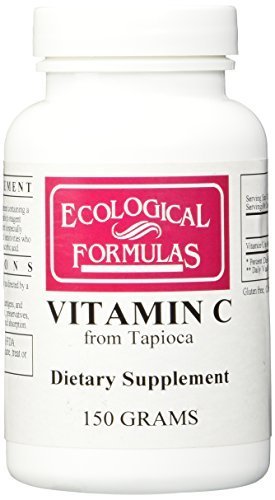 Ecological Formulas - Vitamin C from Tapioca 150 gms [Health and Beauty] by Ecological Formulas