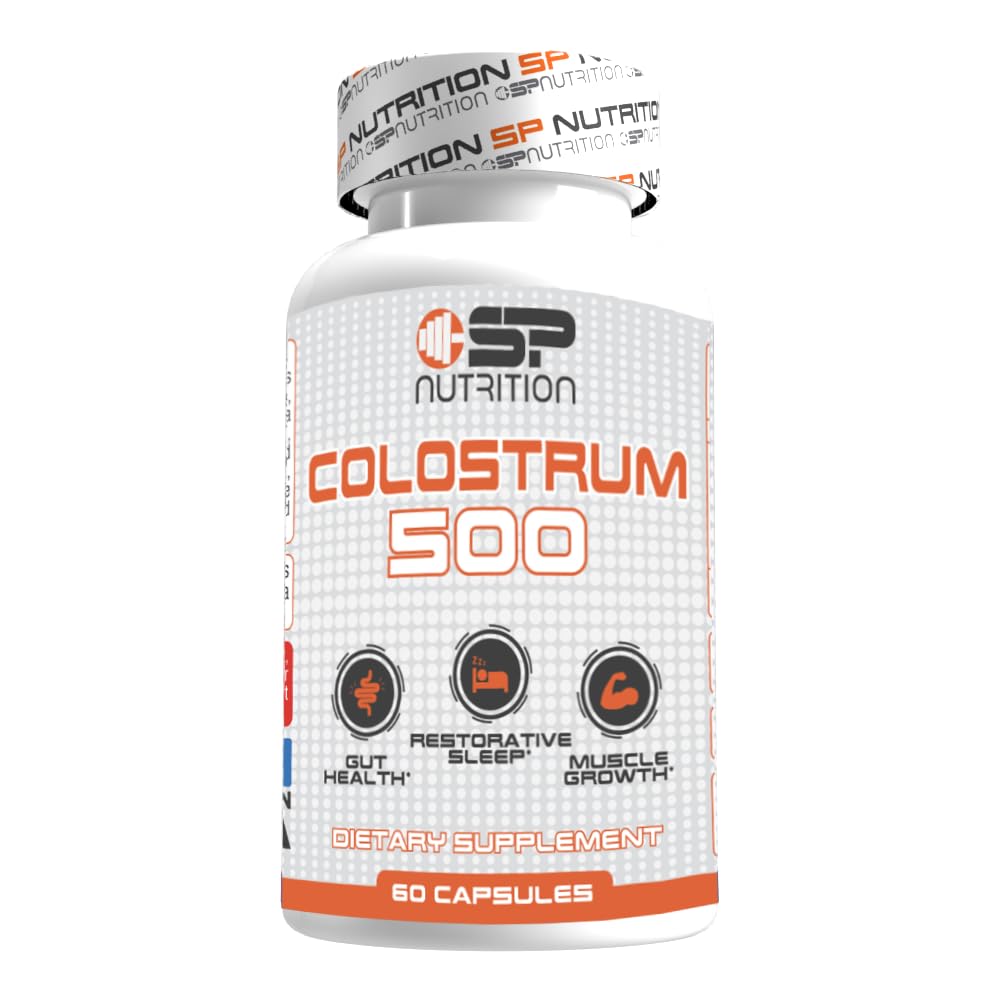 SP Nutrition Colostrum 500, 60 Capsules, 500mg per Serving, Supports Gut Health and Muscle Growth