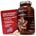 OmniBiotics Fadogia Agrestis 600mg Per Serving (180 Capsules) - 100% Standardized 10:1 Extract Supplement for Muscle Growth & Recovery, Increase Energy, Athletic Performance (90 Days)