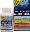 Angewandte Ernährung Gesund Brain All-Day Fokus - 50 Tabletten - Leistungsstarke 3-in-1 Brain Booster mit Kurkumaextrakt - 25 Servierungen