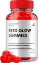 Keto Glow Gummies – KetoGlow Advanced Gummy Supplement 1000MG, Keto Glow Reviews Vitamin B12 (1 Pack – 60 Gummies)