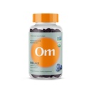 Om Mushroom Superfood Relax Gummis – 28 Servierungen – Blueberry Reishi & Ashwagandha Gummis für Stressentlastung, Entspannung & Stimmungsunterstützung