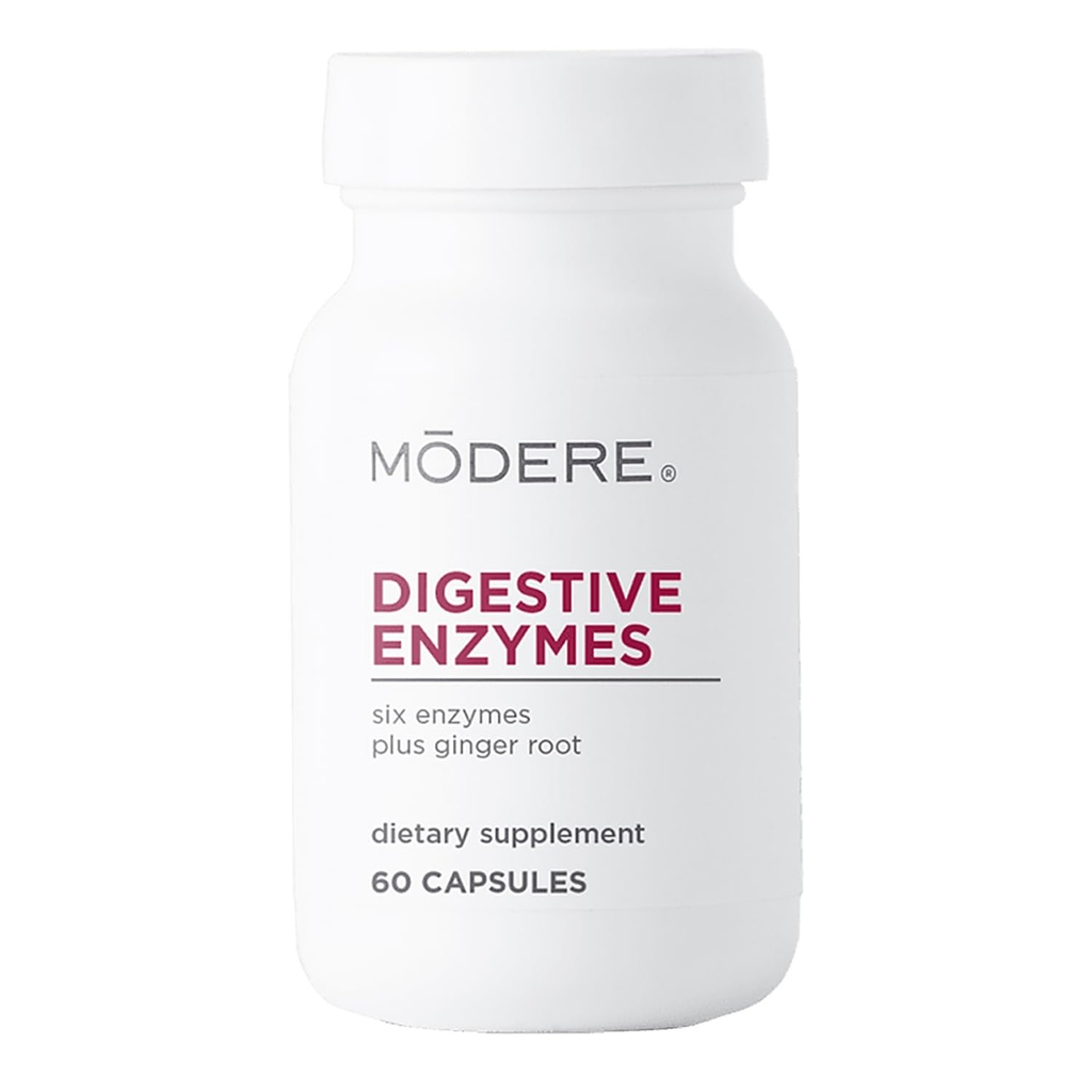 Modere Digestive Enzymes Capsules - Daily Digestive Support Formula for Everyday Wellness, Easy to Take, Convenient - 60 Capsules