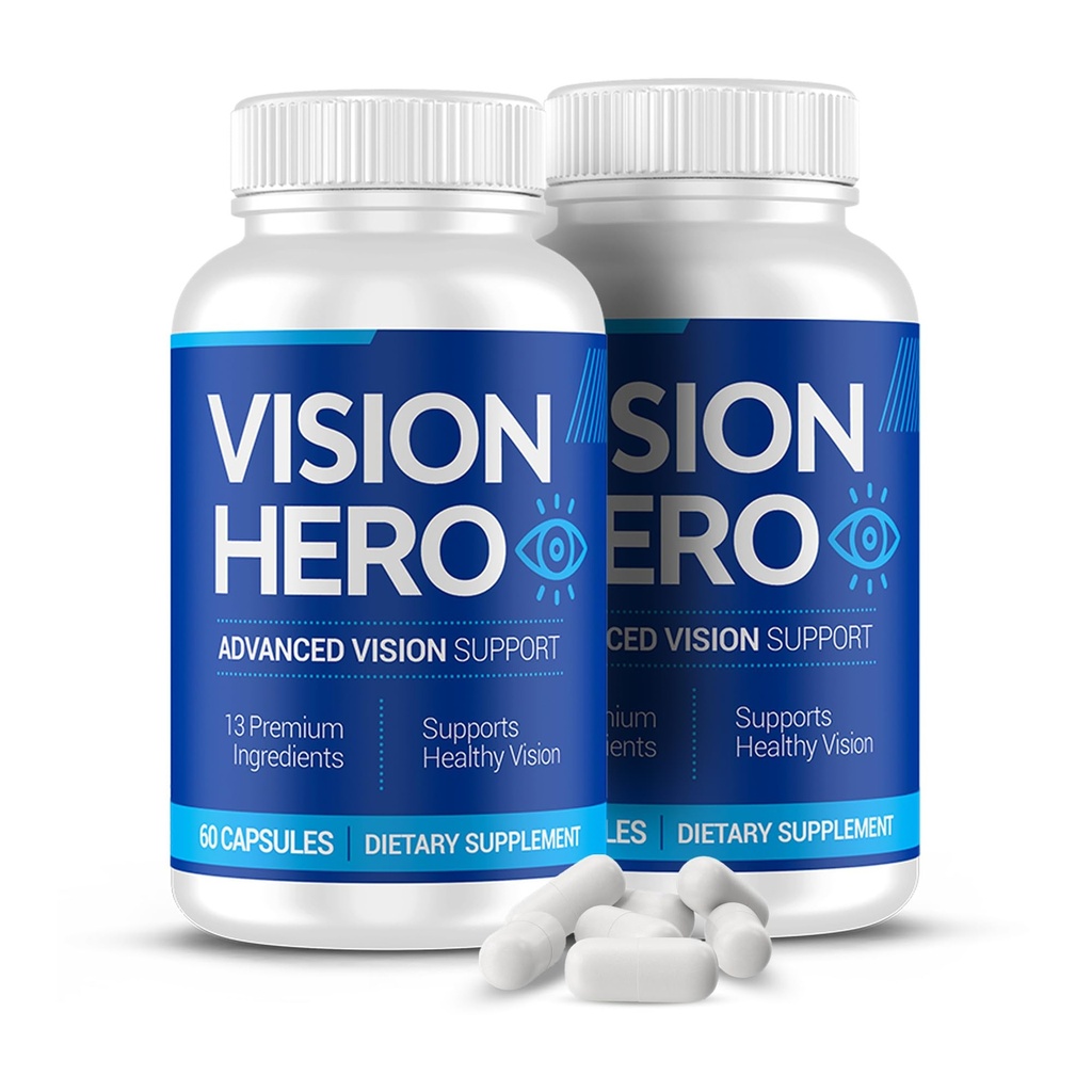 Advanced Vision Support, Eyes Supplements - 60 Capsules Eye Health Supplements for Adults (Pack of 2)