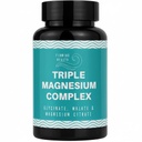 Triple Magnesium Complex – 470 mg Elemental Magnesium (Glycinate + Malate + Citrate) – Vegan • Non-GMO • Gentle Absorption • Supports Restful Sleep • Muscle & Nerve Recovery