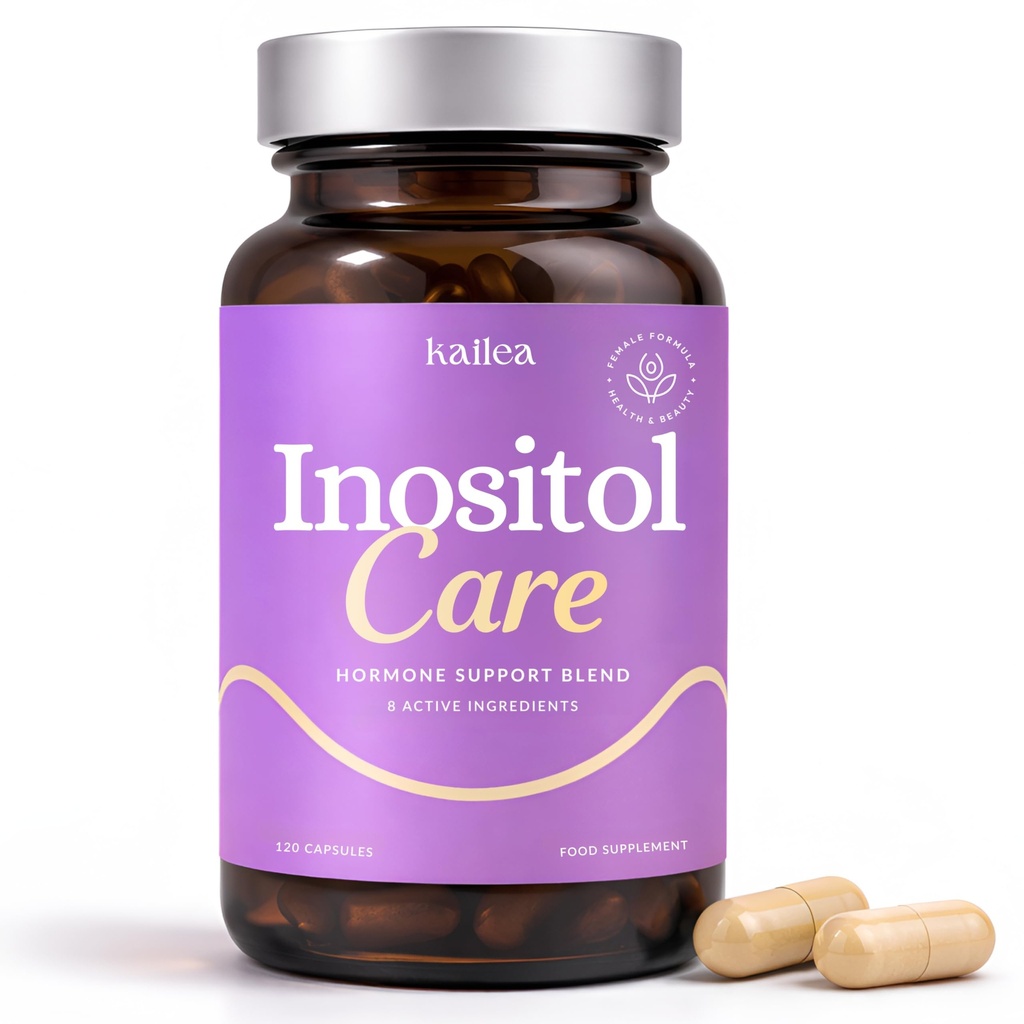 8-in-1 PCOS Support Supplement - 2.000mg Myo Inositol, NAC, Maca Root, Cinnamon, Chrom, Folate, Zink, Vitamin D3 | Hormon Balance, Ovarian Health & Weight Management Support | 30-Tage Versorgung