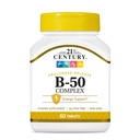 21st Century Complex B-50 Tablets Prolonged Release - 60 ct, Pack of 3