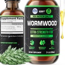 Wormwood Extract for Digestive Health & Liver Detox - Natural Intestinal Cleanse Wormwood Herb Supplement, Supports Gut Health for Women and Men & Life Balance - Made in USA 2 FL Oz