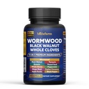 11in1 Wormwood Blend with Blended Black Walnut Hulls, 11 Natural Herbal Complex for Daily Wellness, 90 Capsules