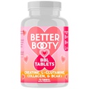 Angry Supplements Better Booty Creatine Tablets for Women, Creatine Monohydrate Pills w. L-Glutamine, Collagen, BCAA's + Hydration Blend for Energy Focus Workout Fitness Support (45ct)