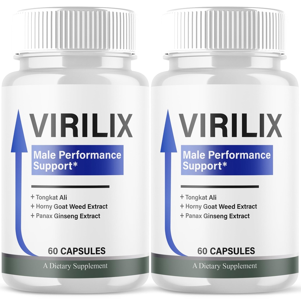 (2 Pack) Virilix Capsules, Virilix Pills for Men with All Natural Ingredients, Maximum Strength Supplement with Premium Vitamins Supporting Optimal Wellness and Advanced Health Naturally(120 Capsules)
